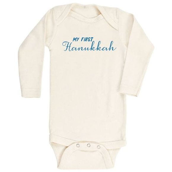 "My First Hanukkah" Onesie - Picture 1 of 1